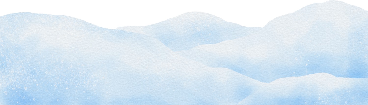 Snow watercolor illustration